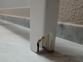 Barandilla de cama blanca