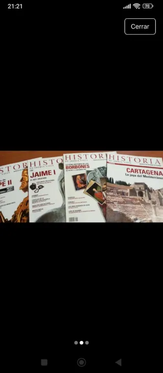 Revista historia España 1,50€ unidad