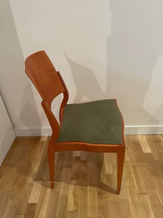 Juego de 4 Sillas Vintage Madera