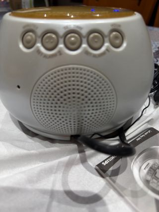Radio Despertador Philips Dorado y Blanco