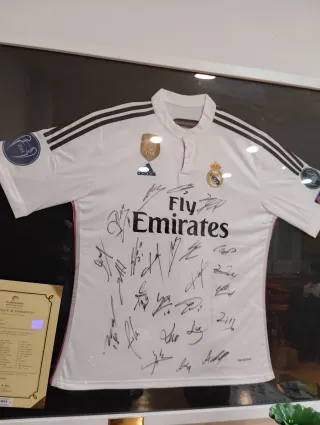 Camiseta Real Madrid Firmada y con Certificado