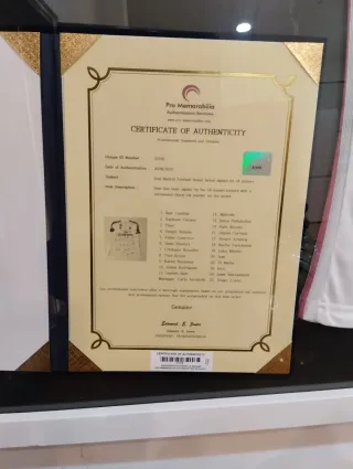 Camiseta Real Madrid Firmada y con Certificado