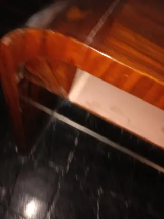 Antico ufficio in stile vintage in legno di mogano. 3 cassetti