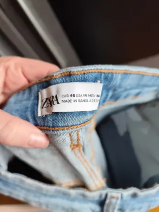 Tejano Zara Azul Talla 46