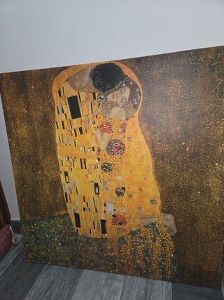 Cuadro El Beso Klimt Maison du Monde