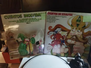 8 Vinilos Cuentos Infantiles Canciones Villancicos