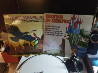 8 Vinilos Cuentos Infantiles Canciones Villancicos