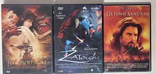 3 DVDs de Películas de Acción y Aventura