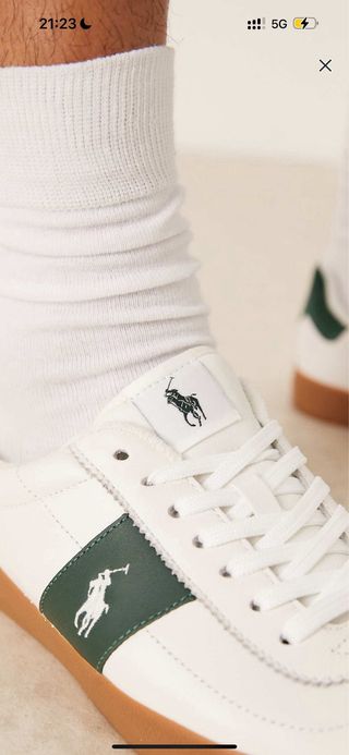 Zapatillas Polo Ralph Lauren Talla 42 verde blanco