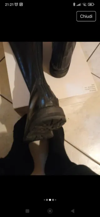 Stivali donna n.38 neri