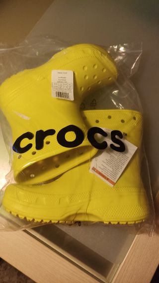 Botas Crocs Amarillas Talla 37