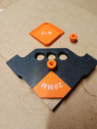 Plantilla radios carpintería 9 pzs