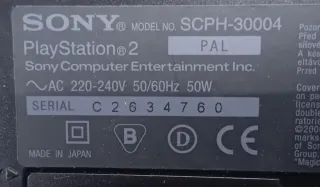 Sony PlayStation 2 PS2 Nero