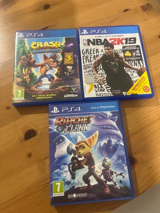 Juegos PS4: Crash, NBA 2K19 y Ratchet & Clank