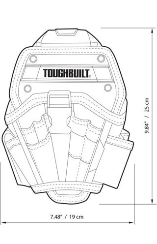 BOLSA PORTA TALADRO TOUGHBUILT GRANDE TB-CT-20-L