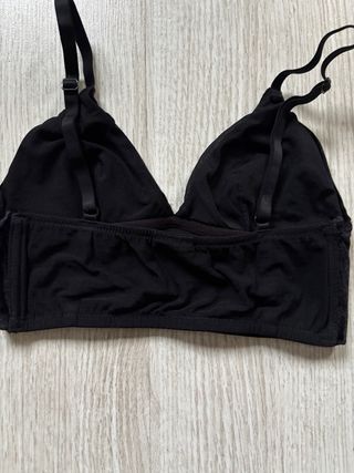 Top terciopelo negro