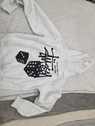 Sudadera Stussy Gris