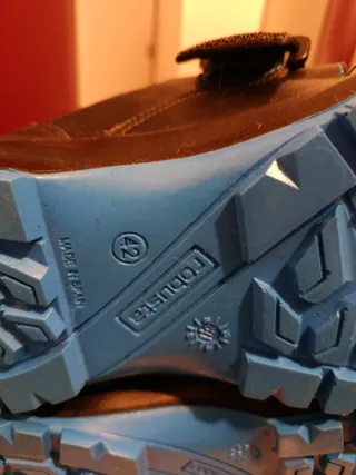 Zapatillas seguridad velcro negras y azules