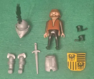 Playmobil Caballero Medieval con Espada y Escudo