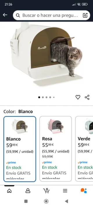 Box per Gatti PawHut in Ottime Condizioni