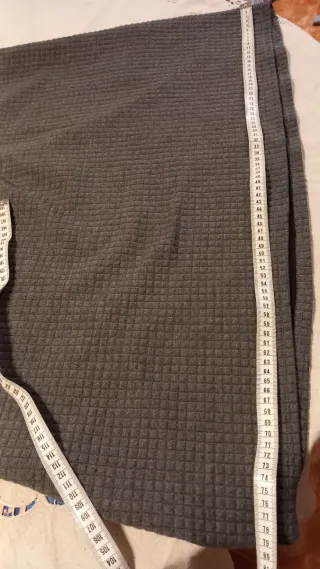 2 Abrigos Jersey Tallas Grandes Gris y negro