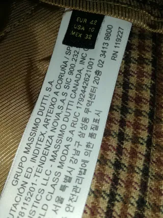 Falda pantalón Massimo Dutti.