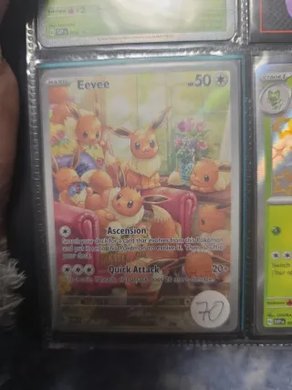 Eevee 188/167 Carta Pokémon