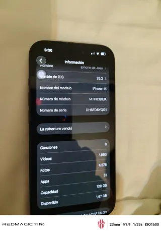 iPhone 15 128GB Nero Sbloccato