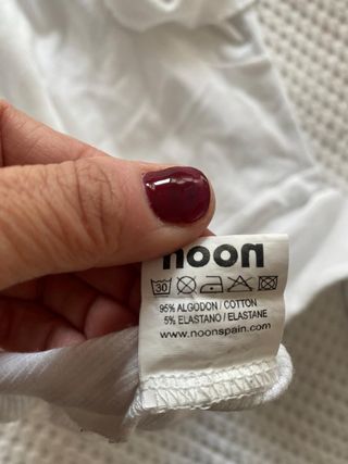 Jersey cuello alto blanco