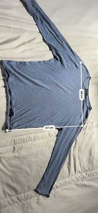 Maglioncino Zara girocollo azzurro