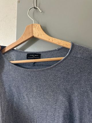 Maglioncino Zara girocollo azzurro