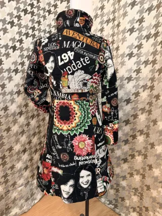 Chaqueta Desigual Talla M Estampado Multicolor