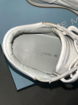 Scarpe Philippe Model uomo grigio/bianco