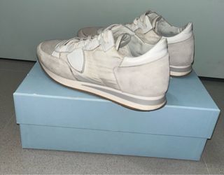 Scarpe Philippe Model uomo grigio/bianco