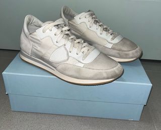 Scarpe Philippe Model uomo grigio/bianco