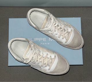 Scarpe Philippe Model uomo grigio/bianco
