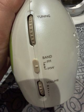 Radio Despertador Philips Verde y Blanco