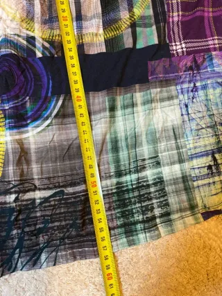 Camiseta Sweet manga larga patchwork multicolor