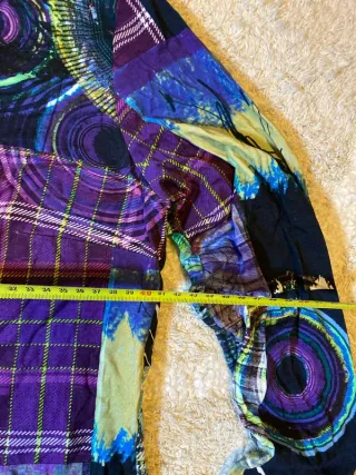 Camiseta Sweet manga larga patchwork multicolor