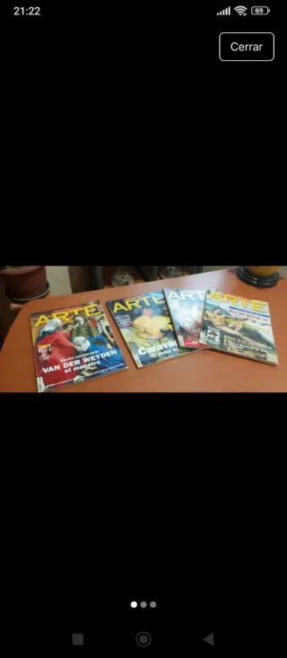 Revista arte 1,50€ unidad