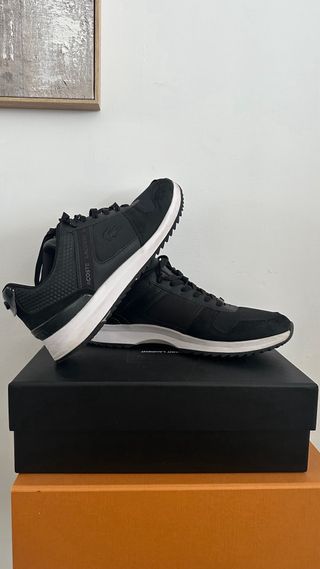Zapatillas Lacoste Hombre Negras
