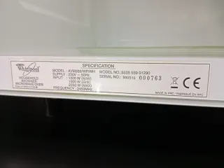 Microondas Whirlpool Blanco