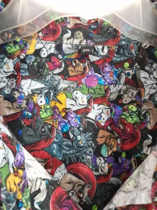 Camisa estampada hombre 1inch