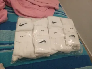 Docena Calcetines Nike Talla 42-46 Blancos