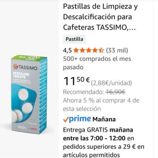 Cafetera Tassimo Bosch Roja