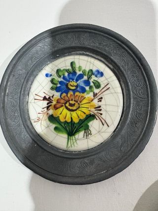 Quadretti tondi decorativi floreali