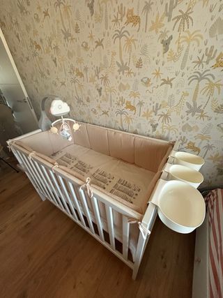 Cuna Ikea SUNDVIK Blanca 67x125cm