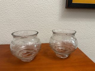 Tulipas cristal vintage (2 unidades)