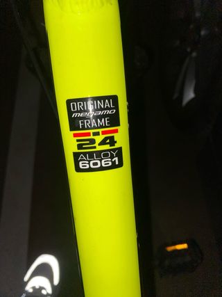 Bicicleta infantil Megamo amarilla