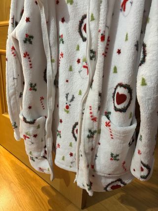 Bata de Navidad con cremallera